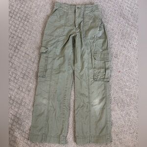 Womens Abercrombie Green Cargo Pants